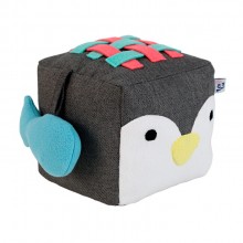 Cubo Interativo Linho Pinguim 